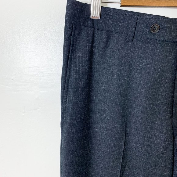 Ted Baker Jay wool black gray dress pant 33R - Picture 3 of 7